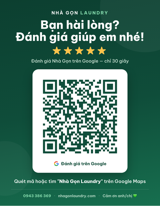 QR đánh giá Nhà Gọn trên Google
